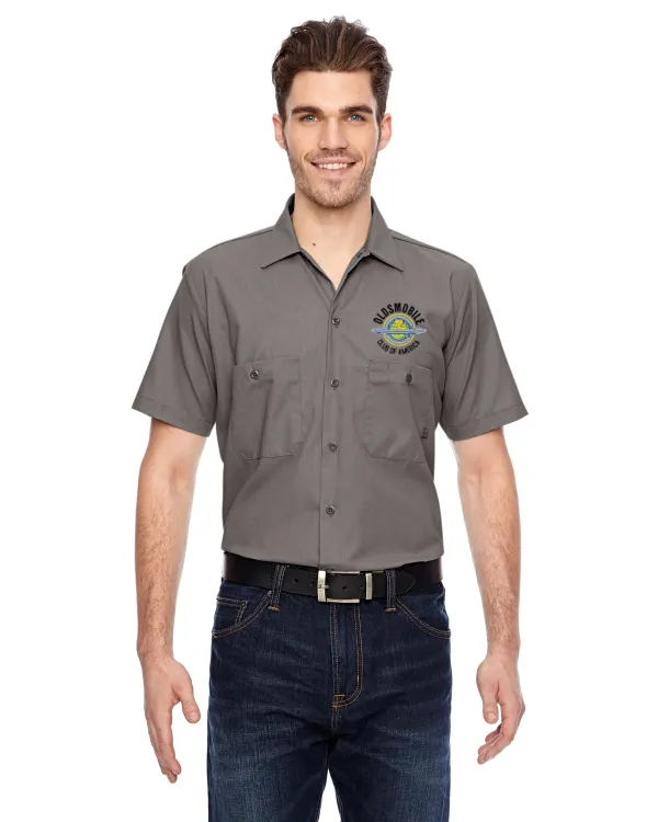 OCA Oldsmobile NEW Globe design Mechanic Shirt