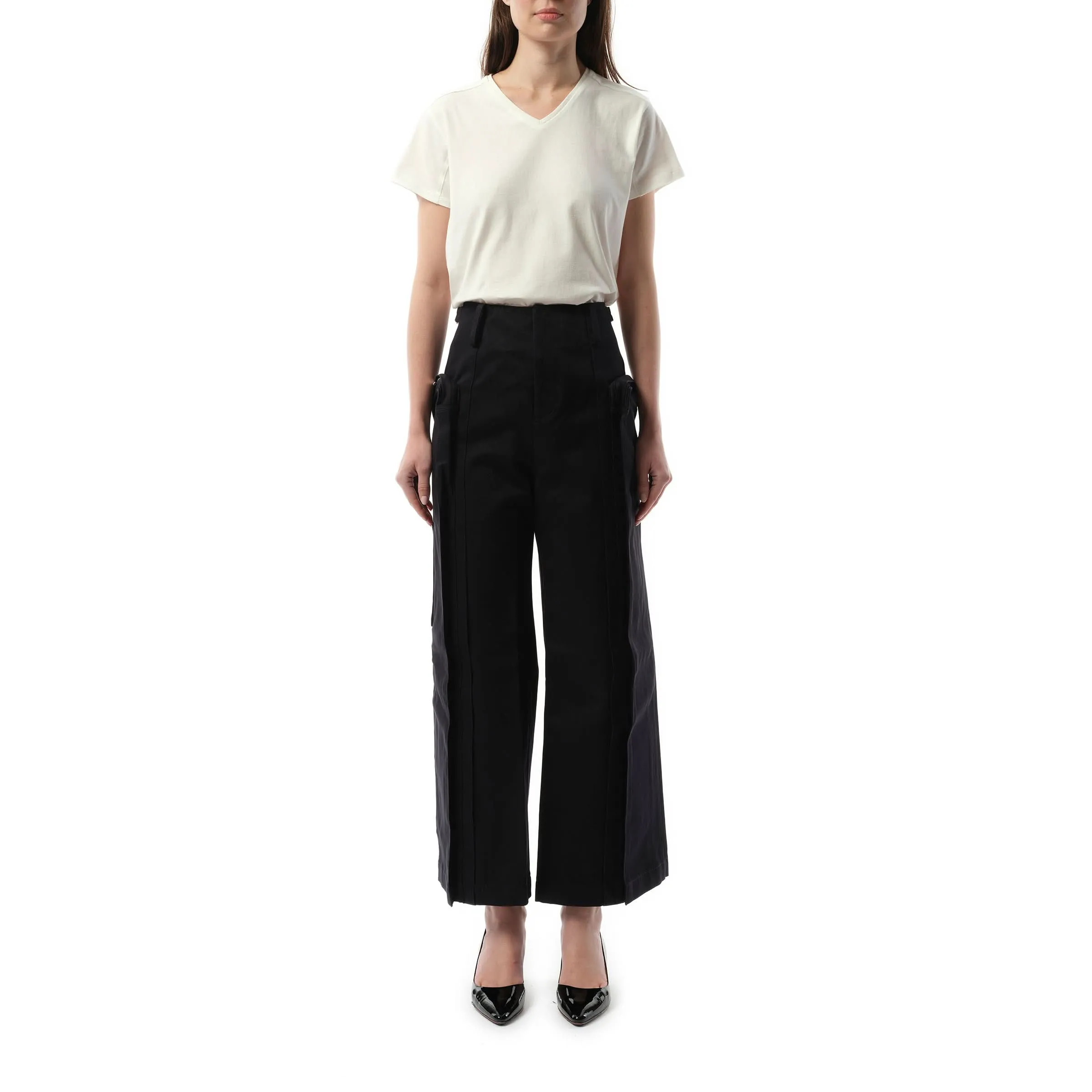 Oversized Cargo Pants in Black