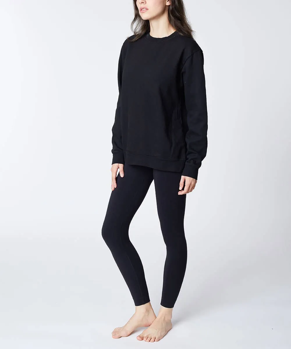 PATRICIA Logo Sweatshirt Black