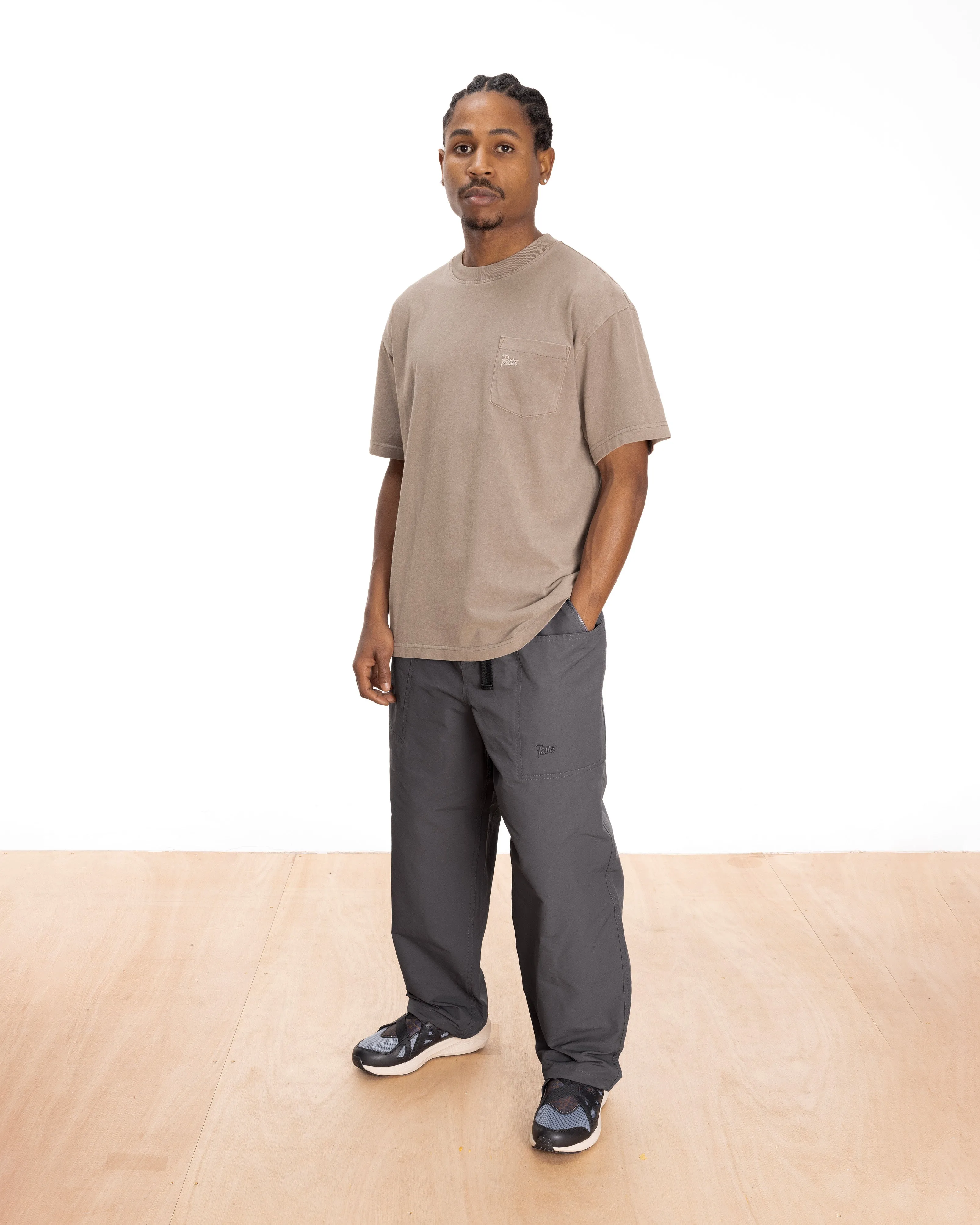 Patta Basic Pocket T-Shirt (Driftwood)