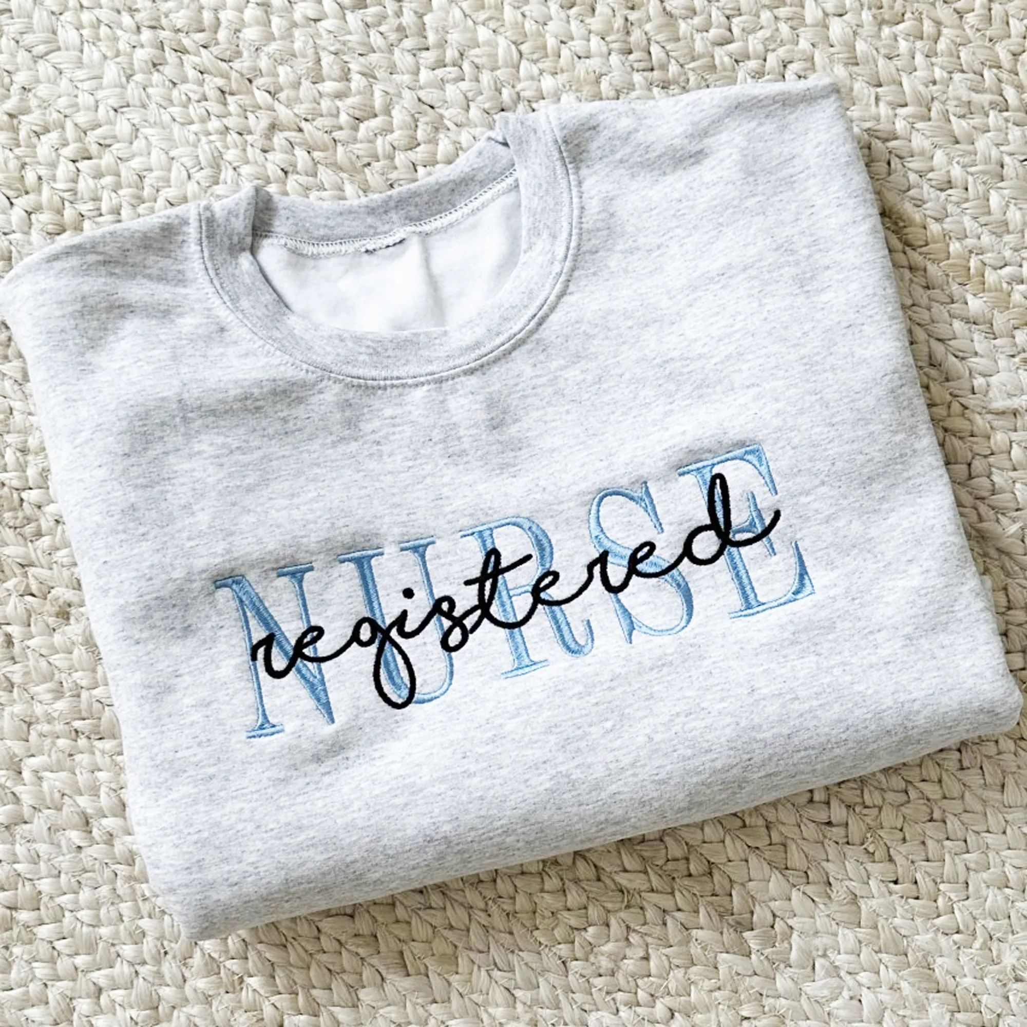 Personalized Nurse Crewneck Sweatshirt