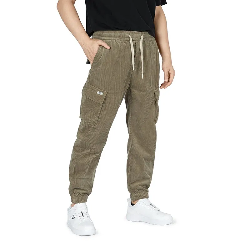 POCKETS CORDUROY CARGO PANTS