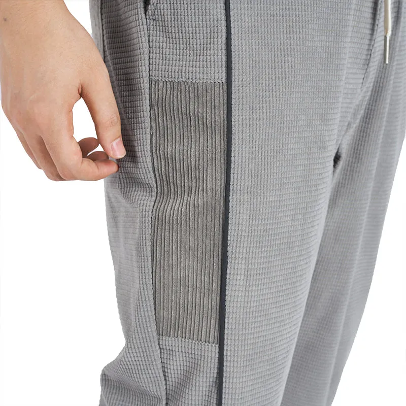 POCKETS CORDUROY DRAWSTRING PANTS