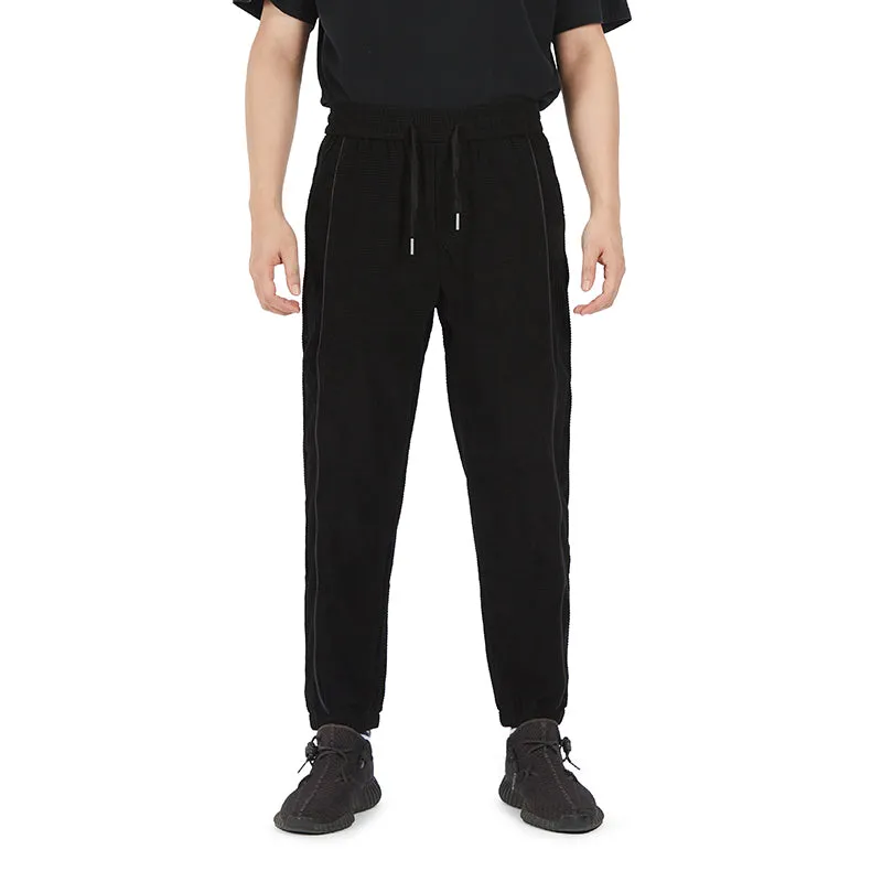 POCKETS CORDUROY DRAWSTRING PANTS