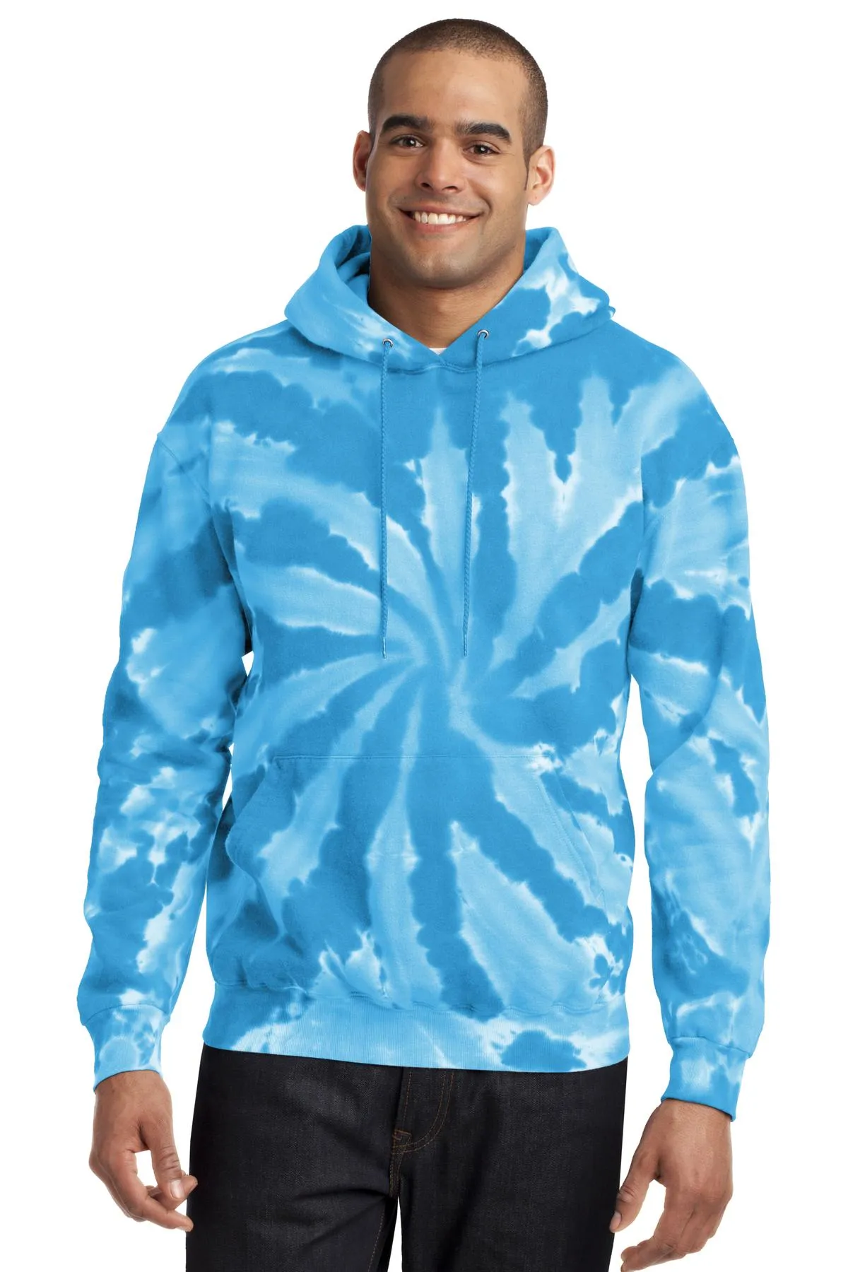 Port & Company® Tie-Dye Pullover Hooded Sweatshirt. PC146