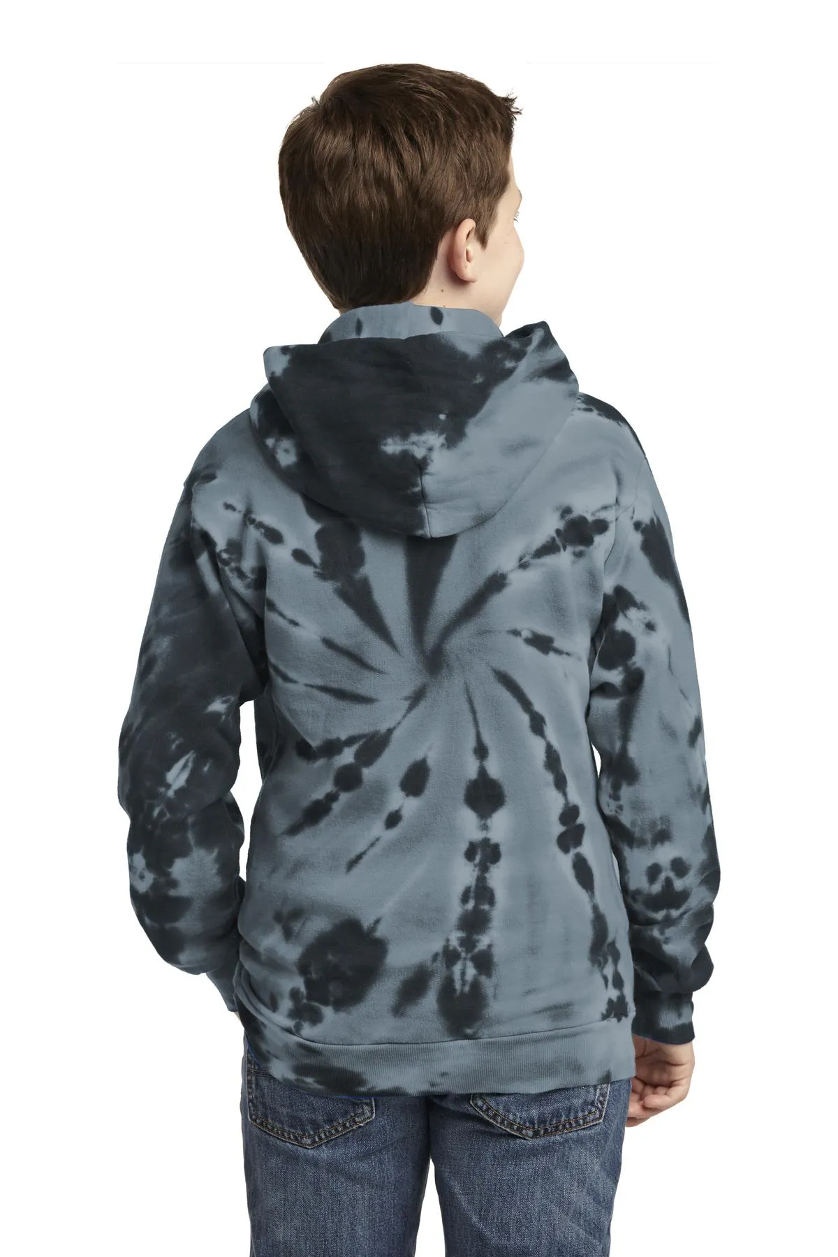 Port & Company® Youth Tie-Dye Pullover Hooded Sweatshirt. PC146Y