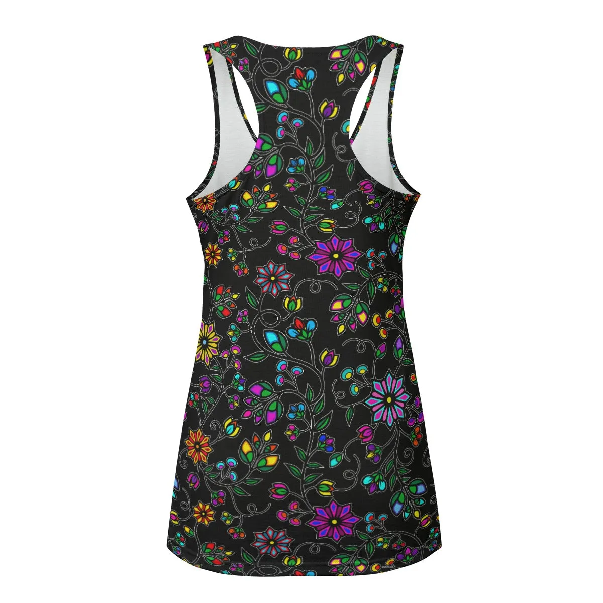 Prairie Paintbrush Black Eco-friendly Women's Tank Top