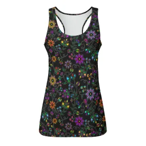 Prairie Paintbrush Black Eco-friendly Women's Tank Top