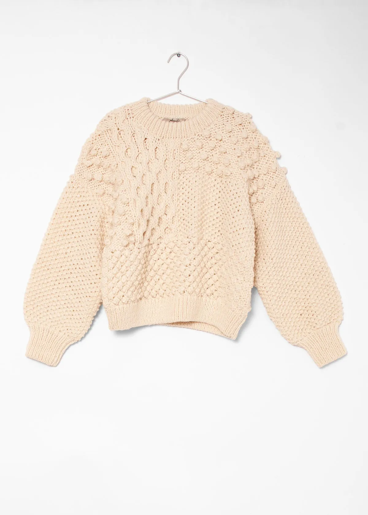 Pure Hand Knit Pullover by Ichi Antiquités