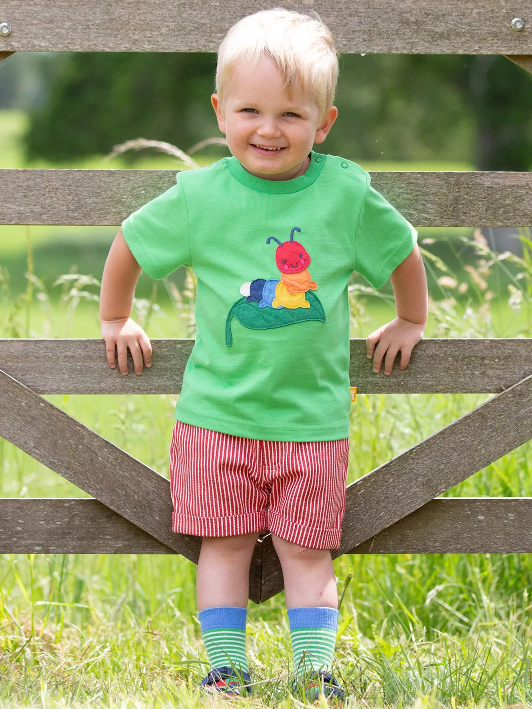 Rainbow caterpillar t-shirt