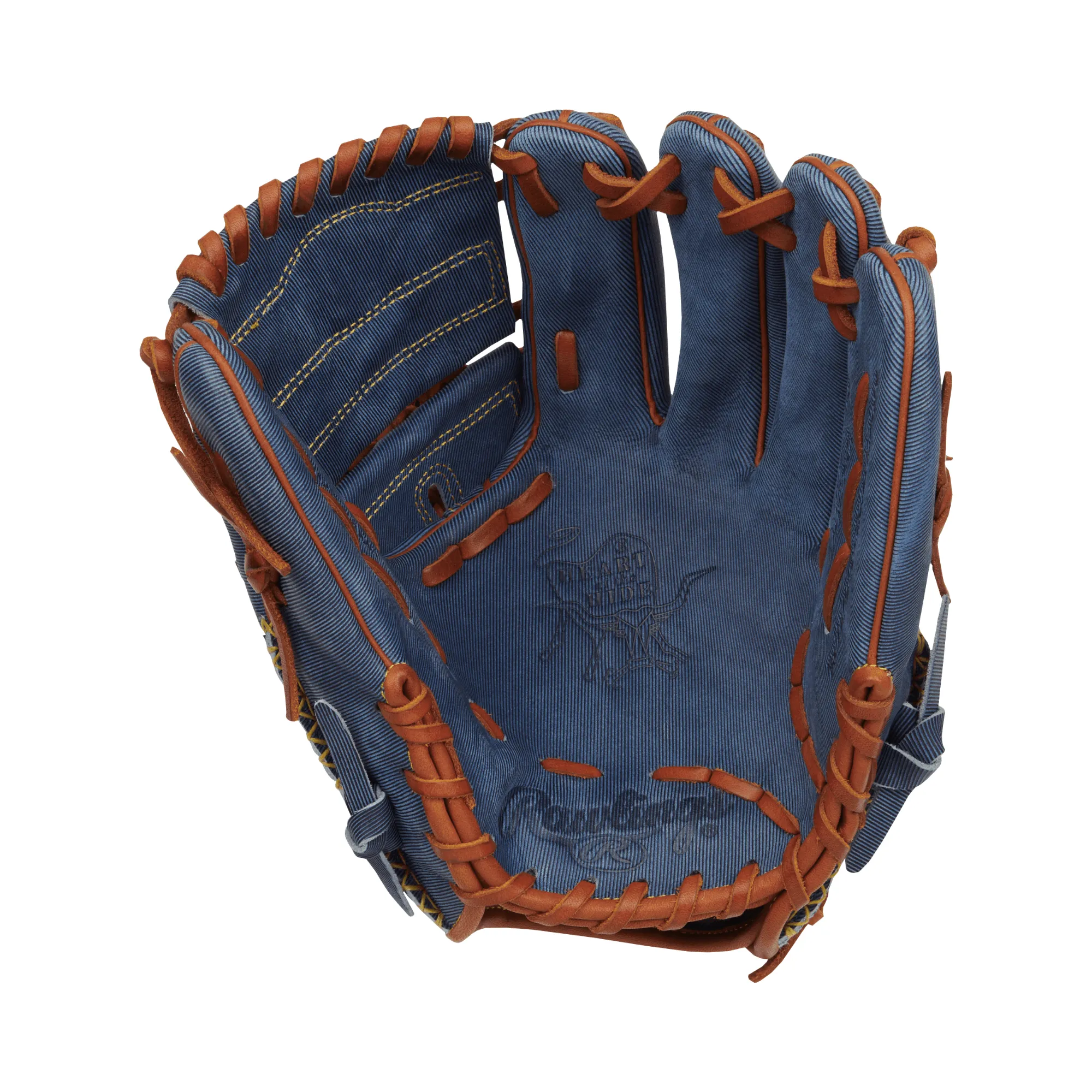 Rawlings Heart of the Hide Pro Label Denim Edition Pitcher Glove 11.75" LHT