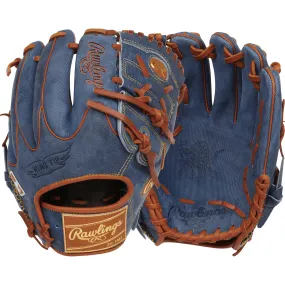 Rawlings Heart of the Hide Pro Label Denim Edition Pitcher Glove 11.75" LHT