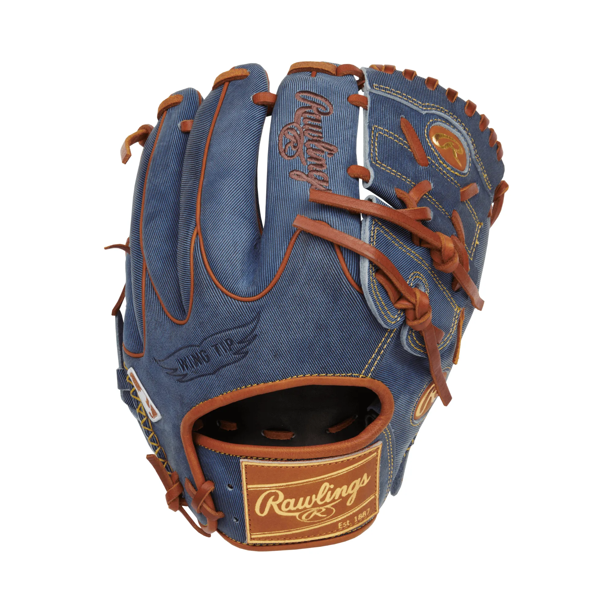 Rawlings Heart of the Hide Pro Label Denim Edition Pitcher Glove 11.75" LHT