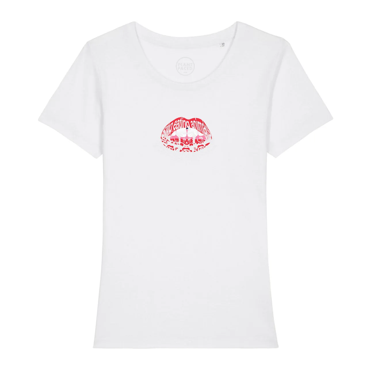 Read My Lips - Femme Tee - White