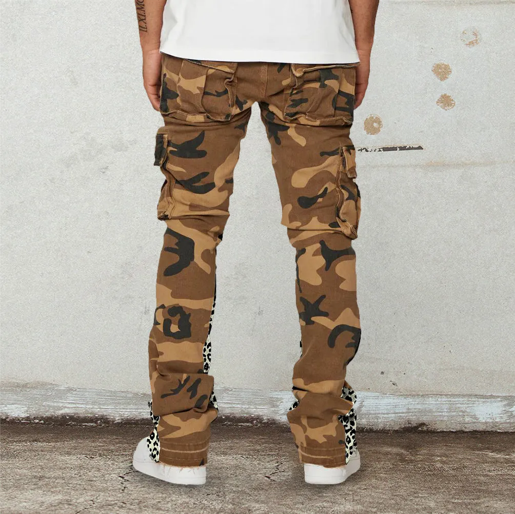 Retro hip hop street work jeans