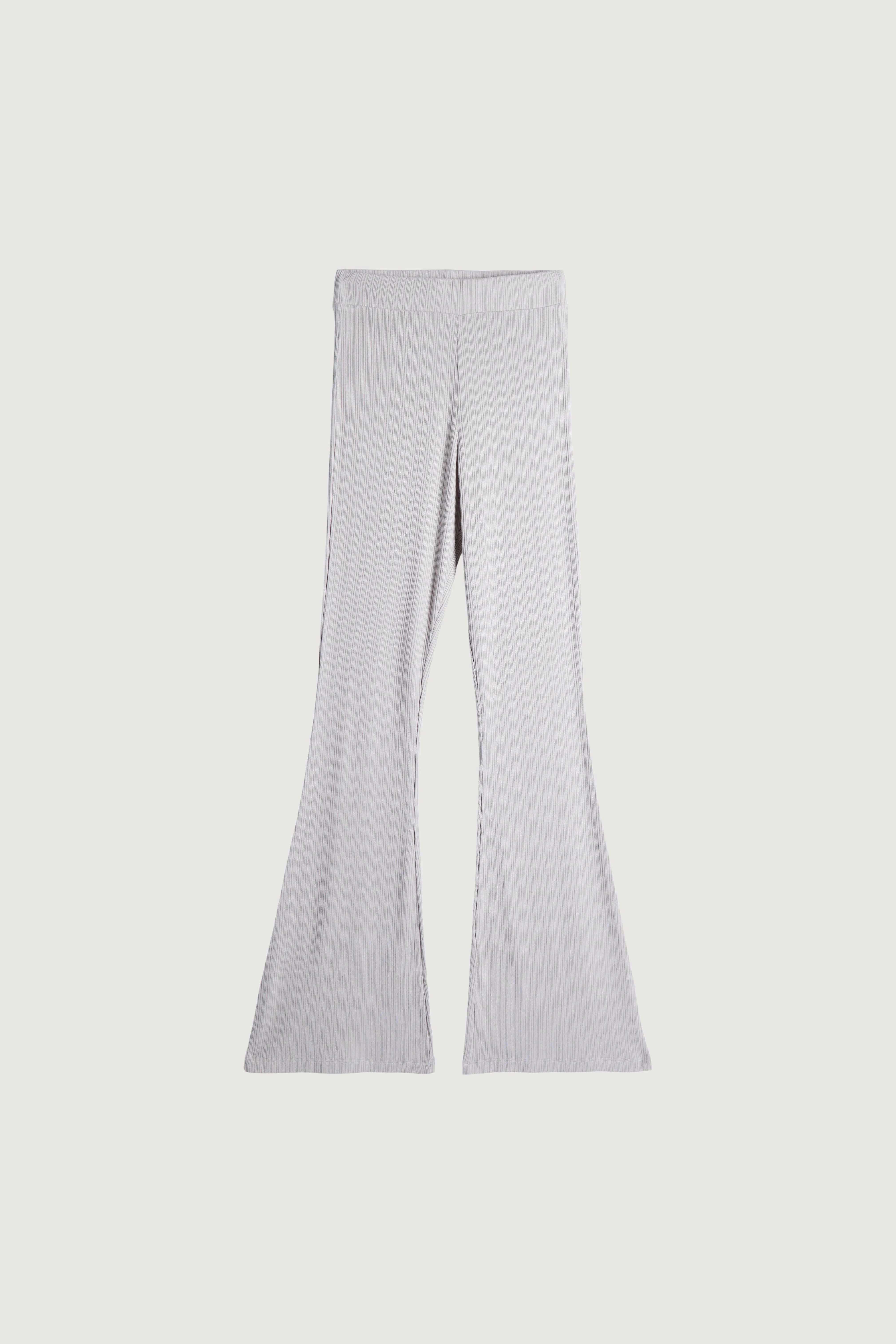 RIBBED FLARED PANT