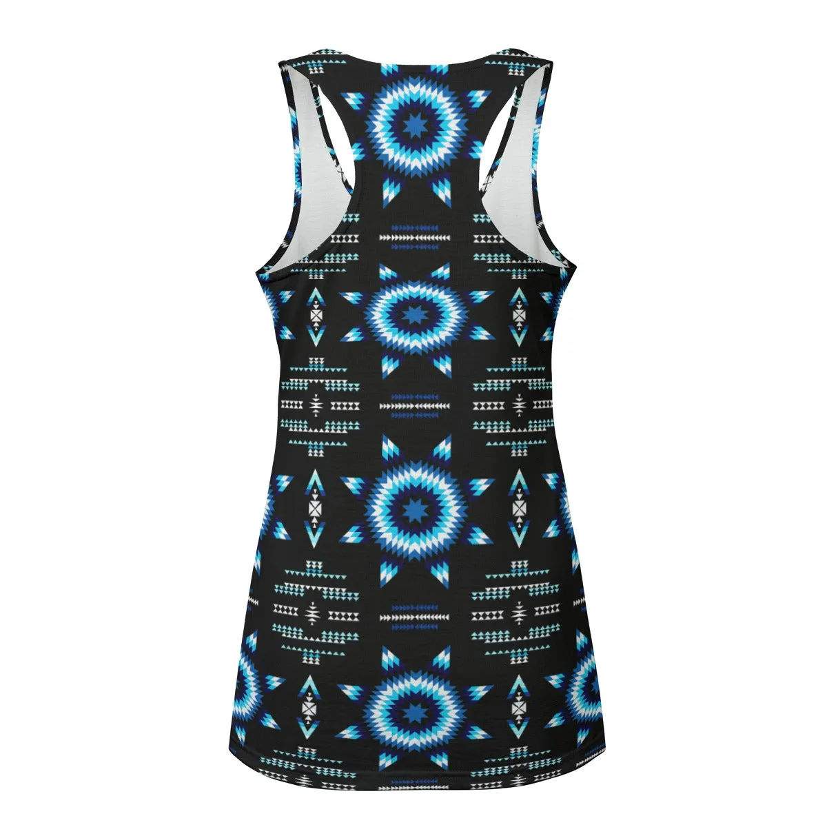 Rising Star Wolf Moon Eco-friendly Women's Tank Top