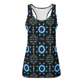 Rising Star Wolf Moon Eco-friendly Women's Tank Top