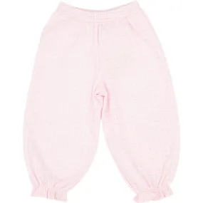 Ruffle Bloomer Pants- Pink Window Pane