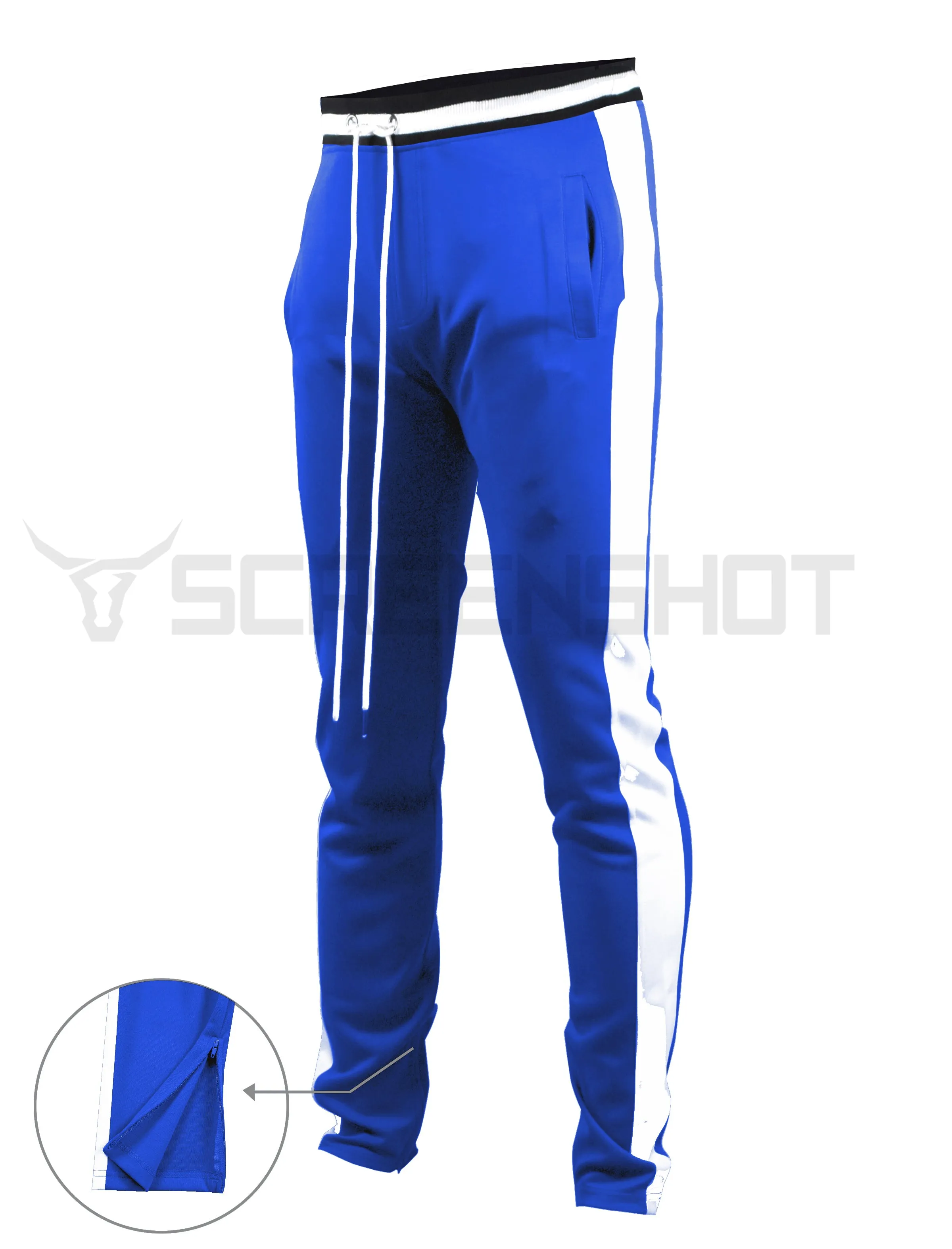 S41700-Slim Track Pants (ROYAL)