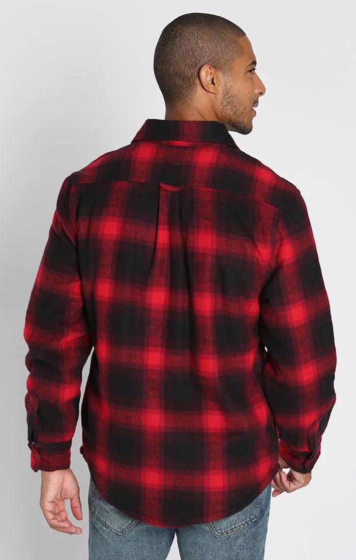 Sherpa Lined Brushed Flannel