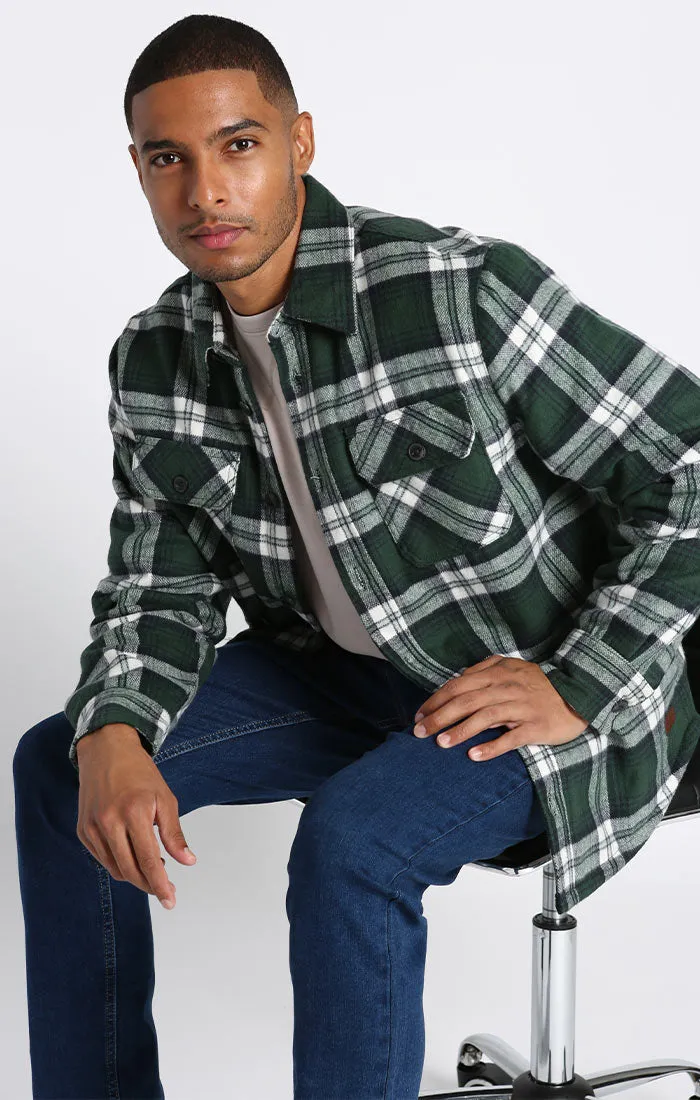 Sherpa Lined Brushed Flannel