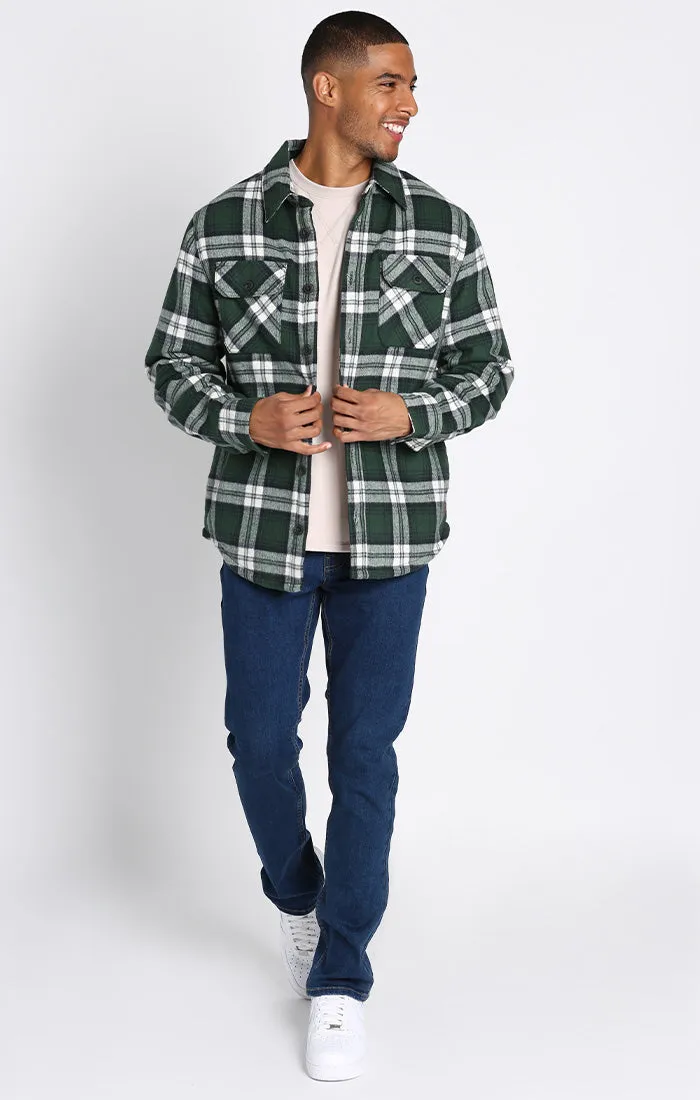 Sherpa Lined Brushed Flannel