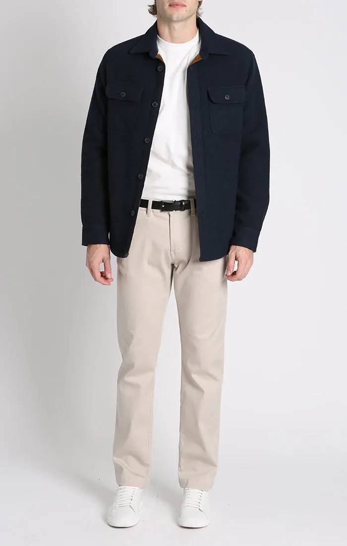 Sherpa Lined Wool Jacket