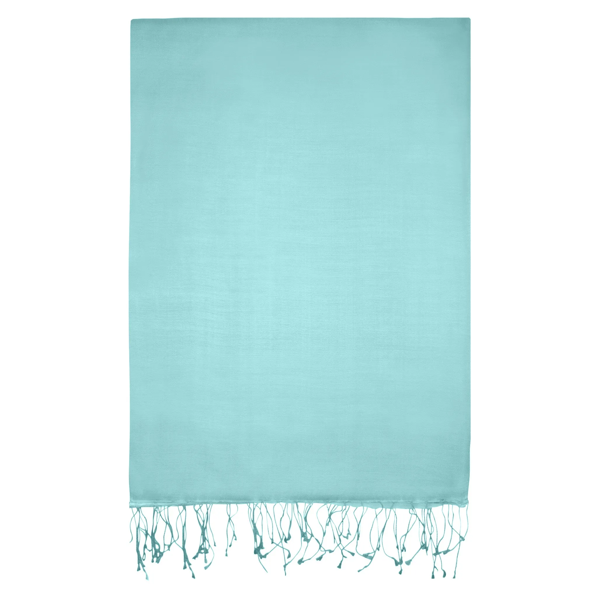 Silk Stole - Pale Turquoise