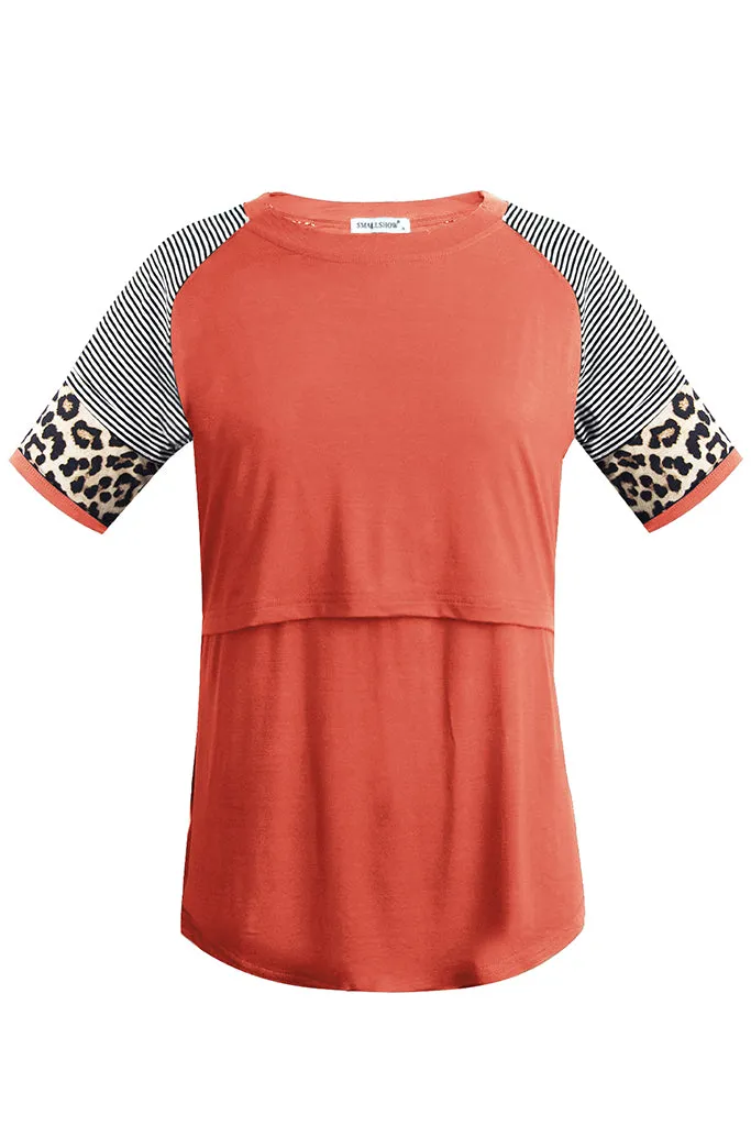 Smallshow Stylish Summer Nursing Tops