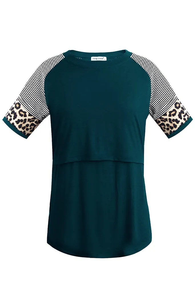 Smallshow Stylish Summer Nursing Tops