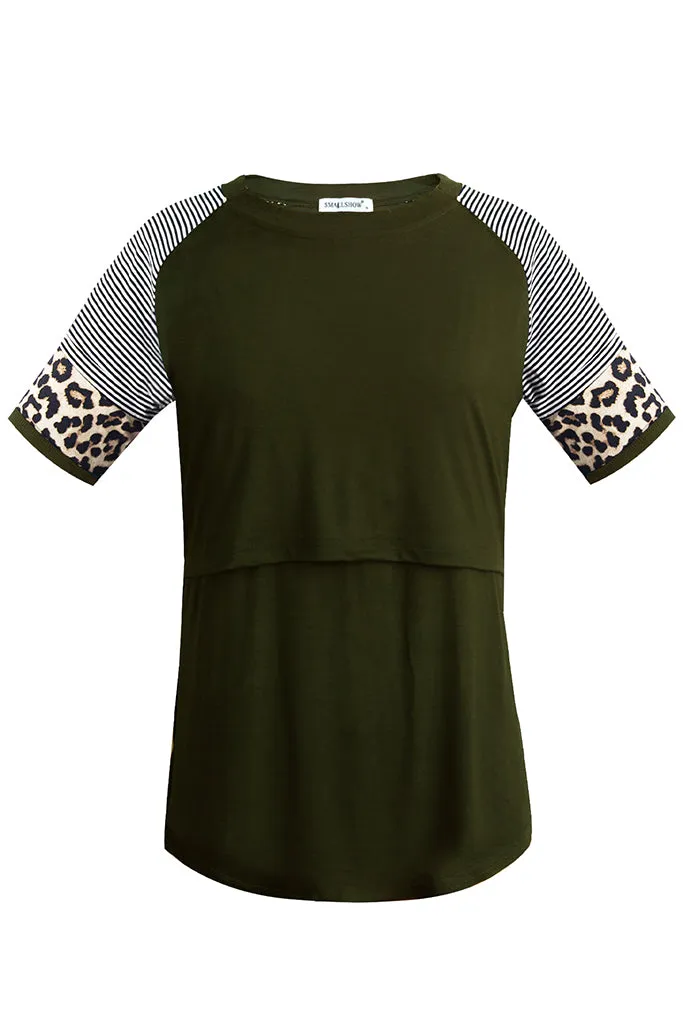 Smallshow Stylish Summer Nursing Tops