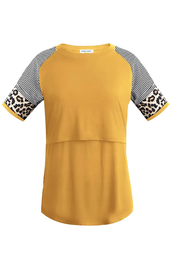 Smallshow Stylish Summer Nursing Tops