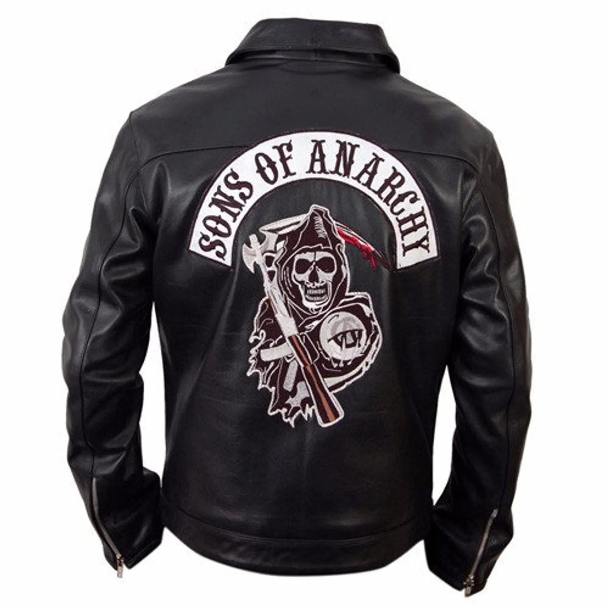 SOA Sons Of Anarchy Black Leather Jacket