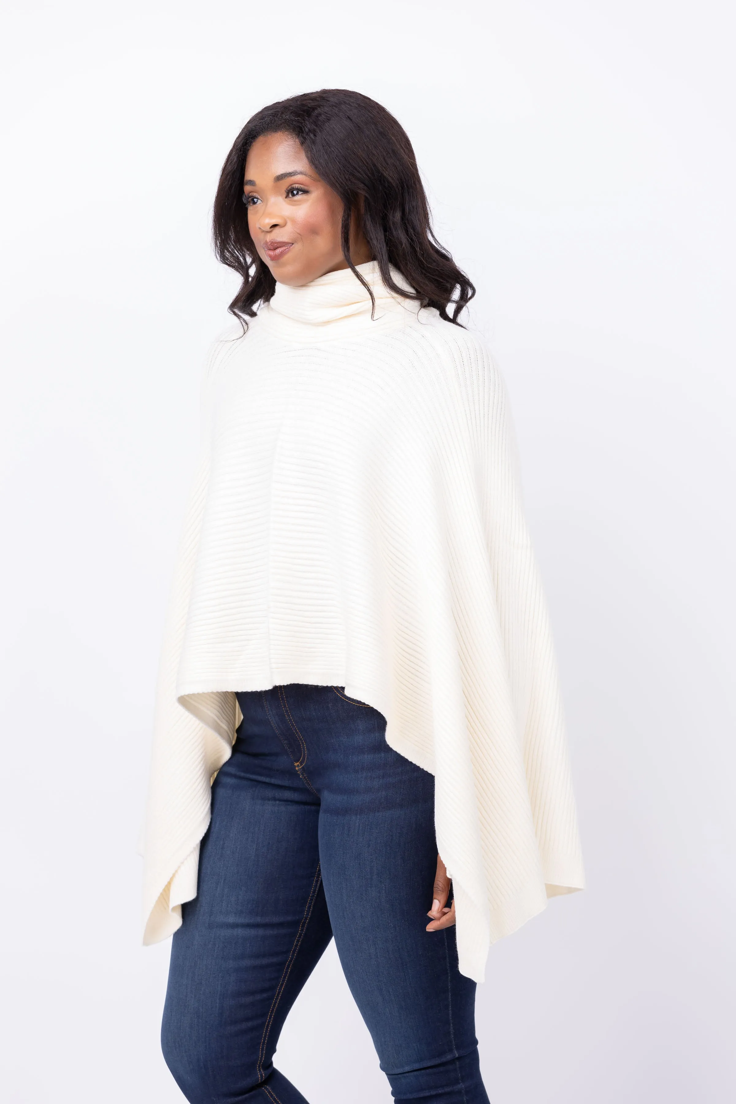 SOIA & KYO Rebeeca Scarf Cape in Power