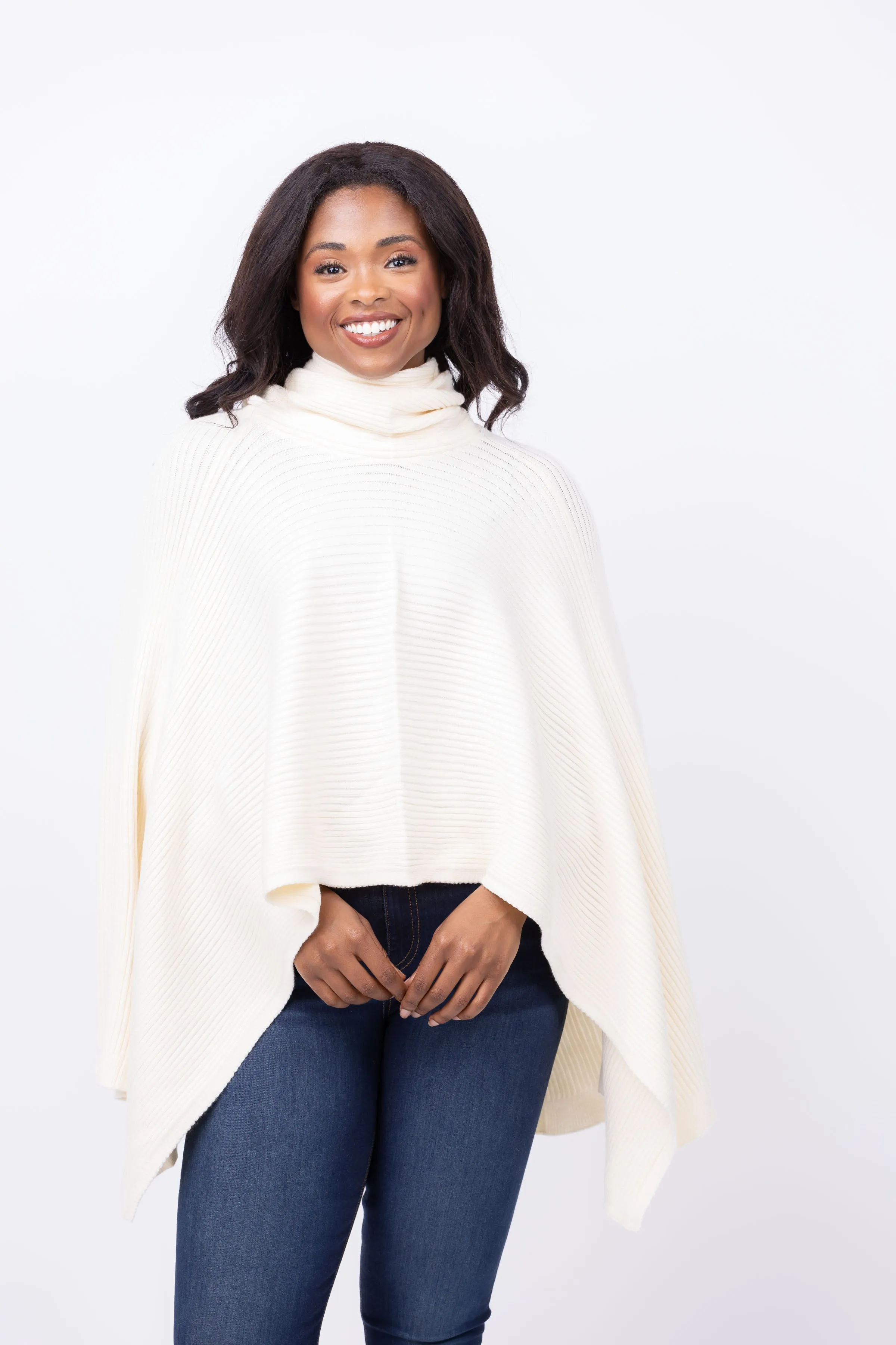 SOIA & KYO Rebeeca Scarf Cape in Power