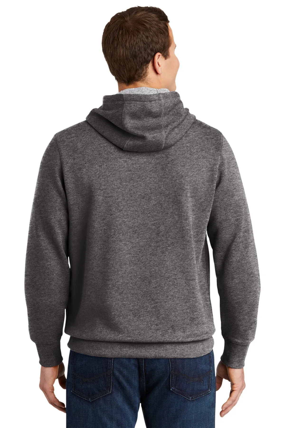 Sport-Tek Tall Pullover Branded Hooded Sweatshirts, Graphite Heather