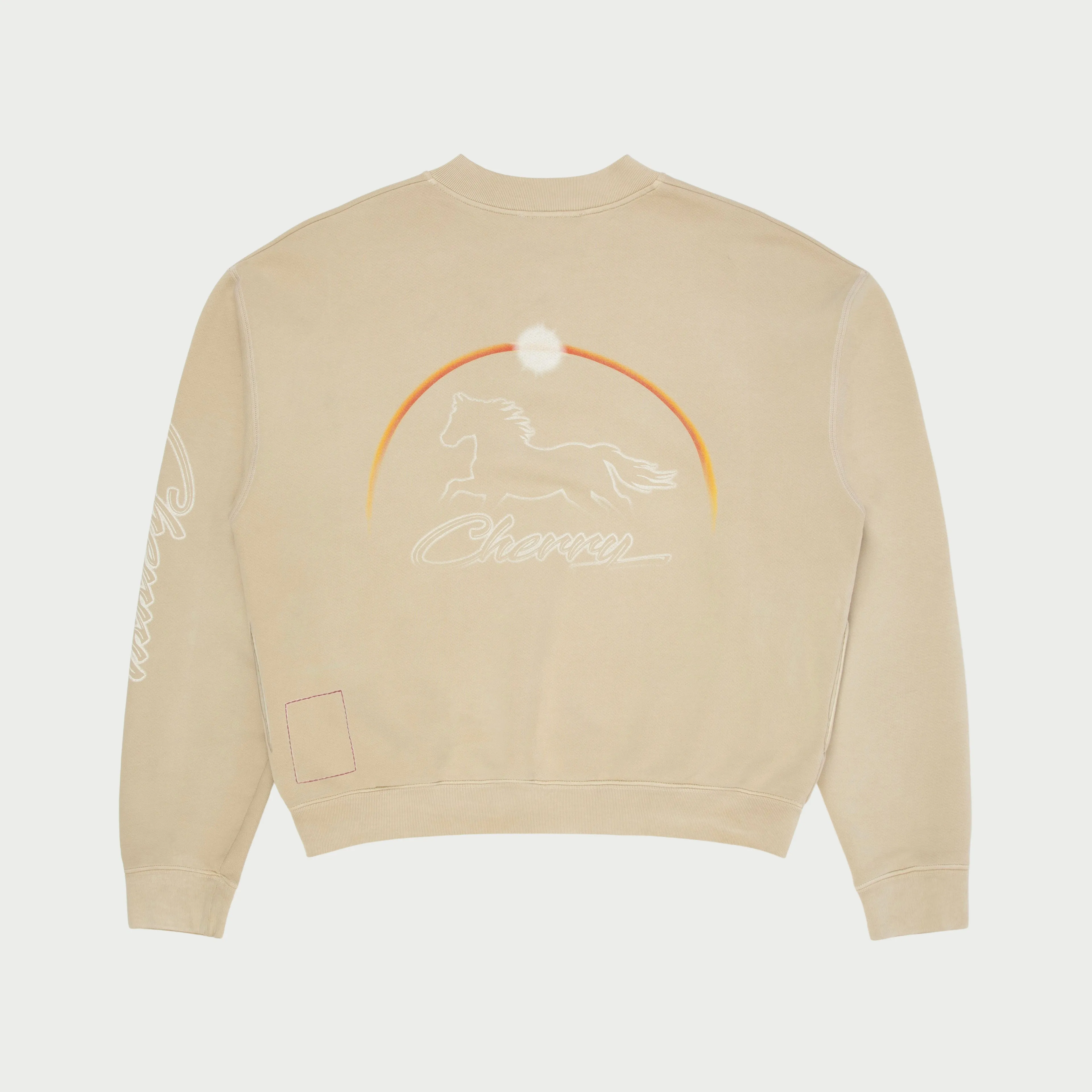 Stardust Henley Crewneck (Beige)