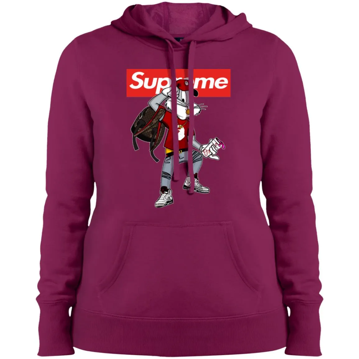 Supreme Rabbit Shirt Women Hooded Sweatshirt