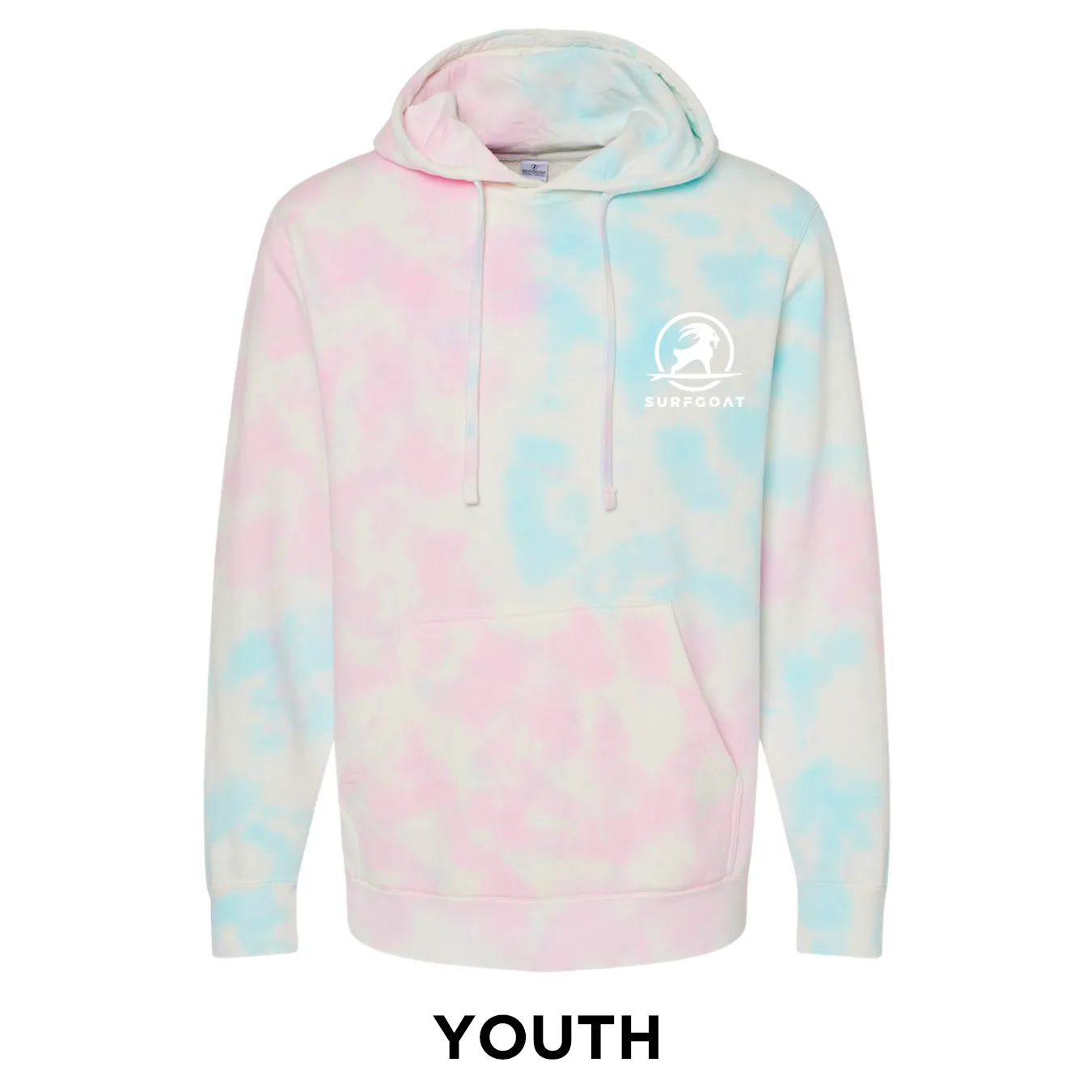 SURFGOAT "Sugar" Pullover Hoodie - YOUTH LUXE Premium (Cotton Candy)