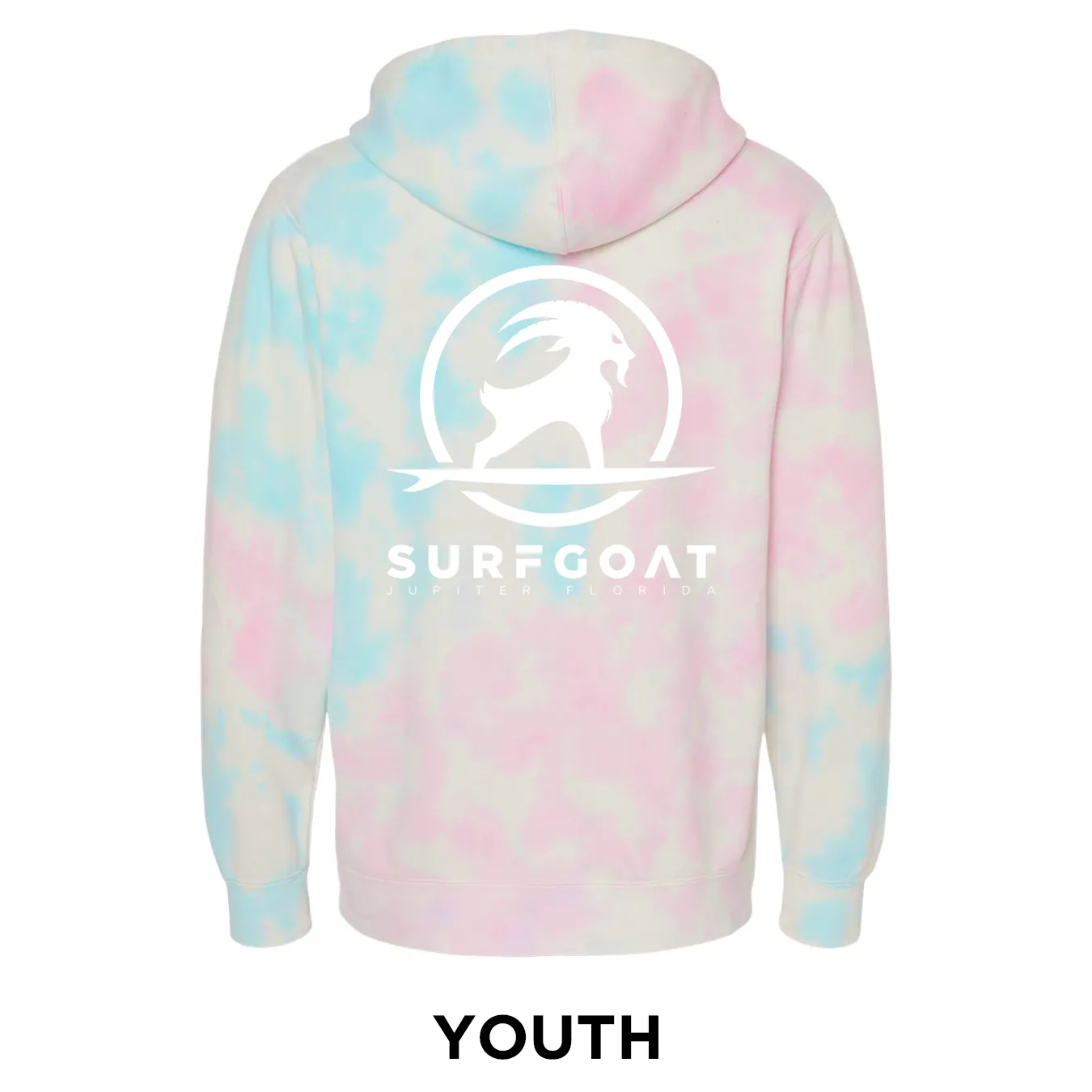 SURFGOAT "Sugar" Pullover Hoodie - YOUTH LUXE Premium (Cotton Candy)