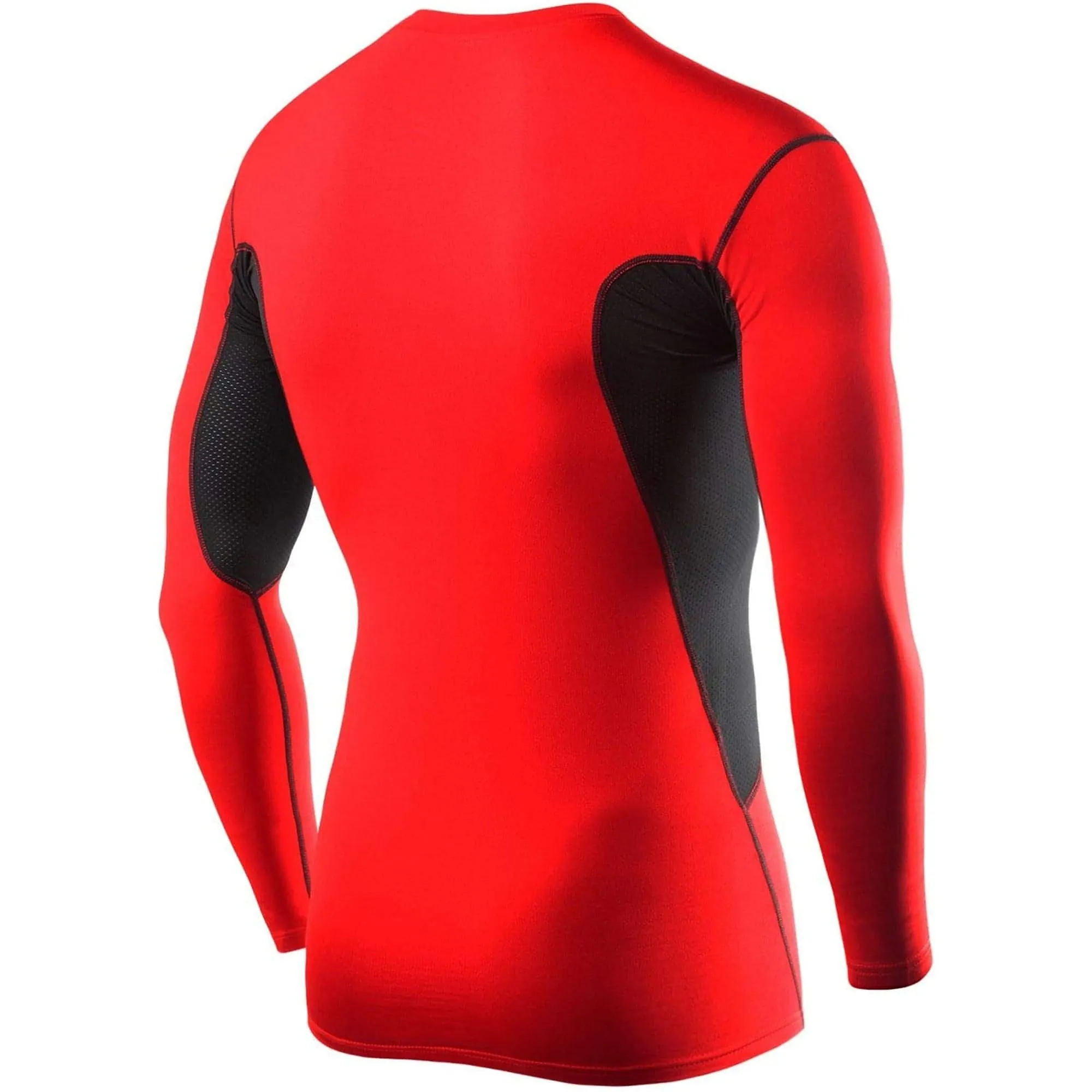 TCA SuperThermal Mens Long Sleeve Compression Top - Red