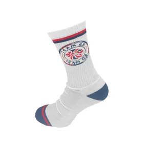 Team GB Circle Logo Sock White