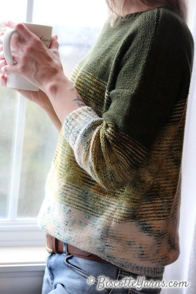 Twist of Fade | Free pullover Pattern