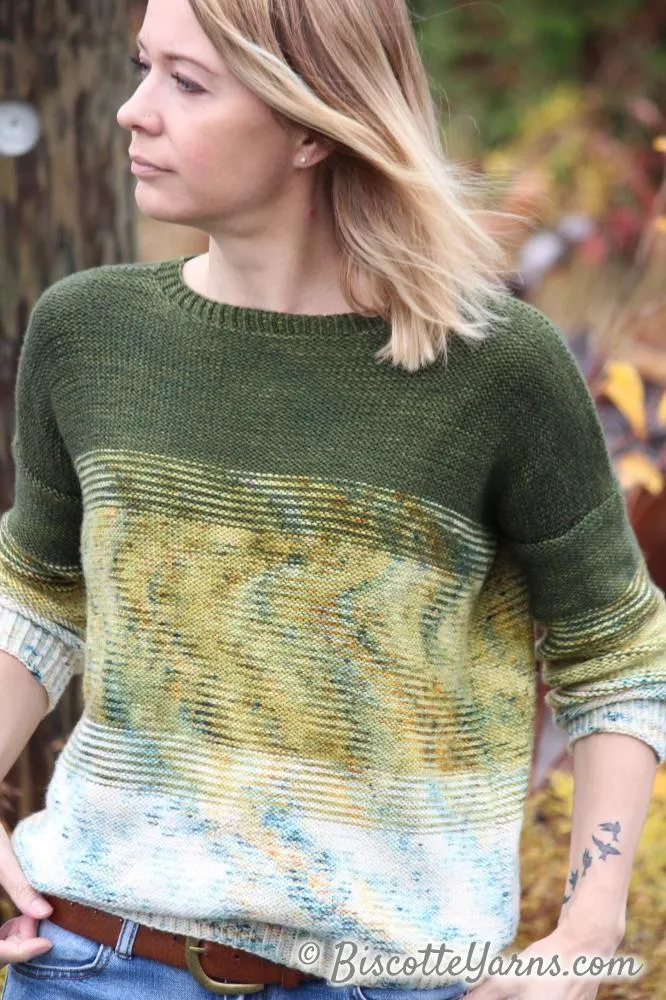 Twist of Fade | Free pullover Pattern