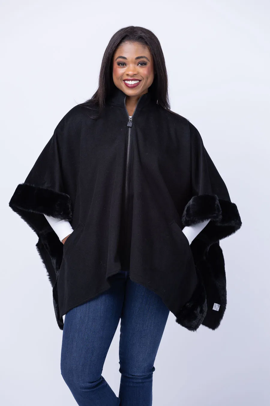 tyler boe Leslie Cape in Black