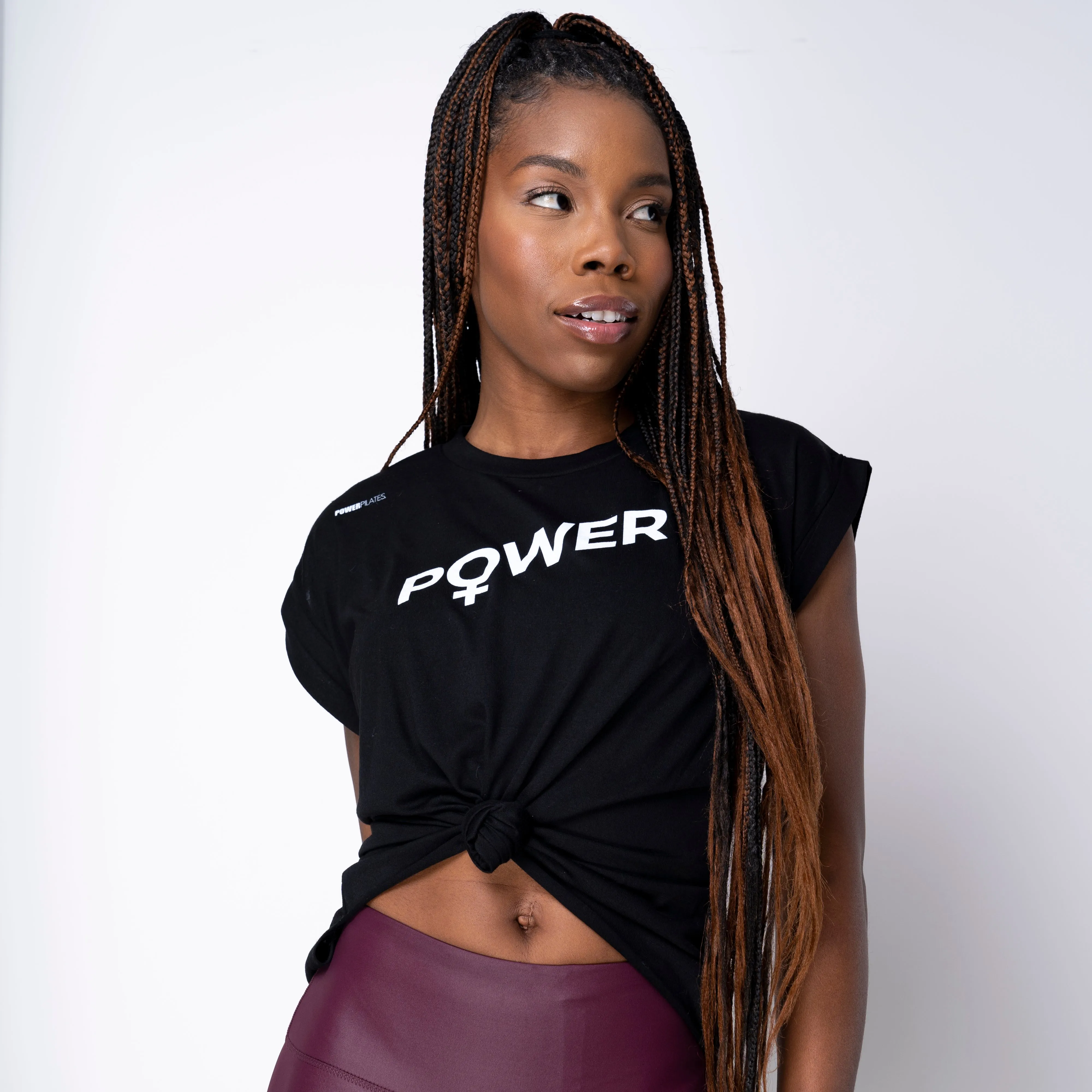 Venus Power Rolled Cuff Muscle Tee