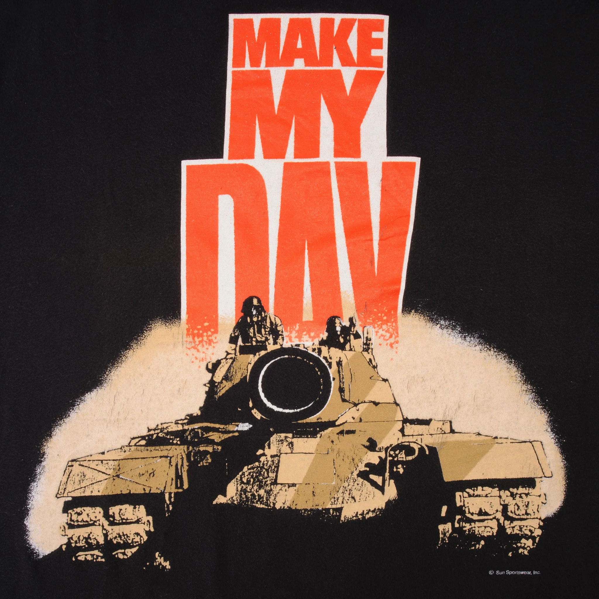 VINTAGE MAKE MY DAY TANK TEE SHIRT 1990S SIZE 2XL