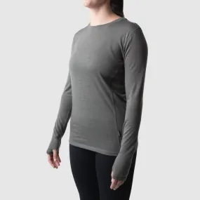 Women's Ridgeline Base Layer Top (Wolf Grey) Light