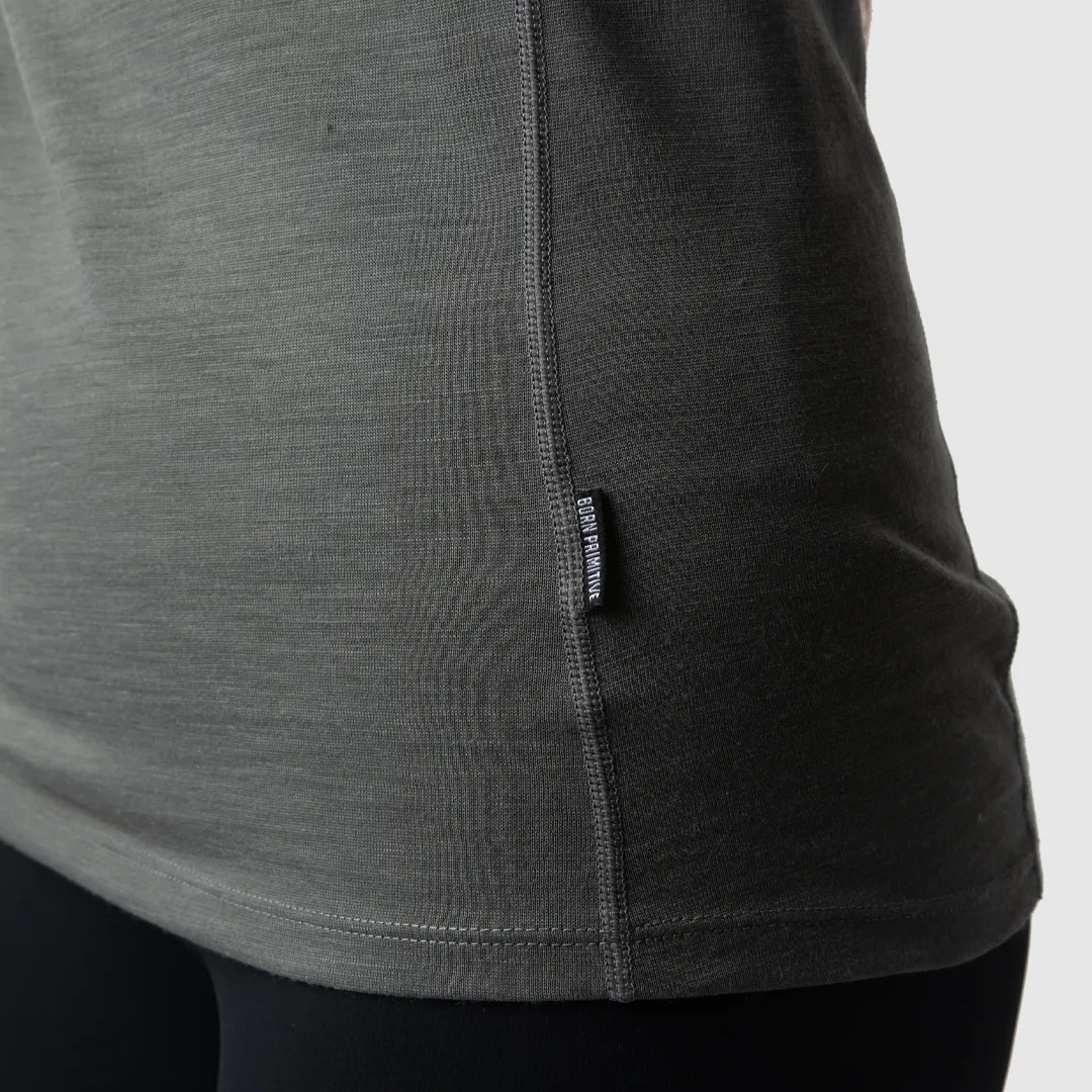 Women's Ridgeline Base Layer Top (Wolf Grey) Light